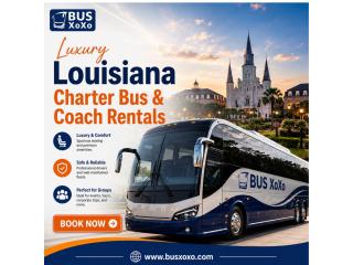 Luxury Louisiana Charter Bus & Coach Rentals