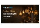 Amber Glass Pendant Lights Australia