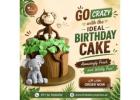 Adorable Safari Animal Cake for an Unforgettable Birthday