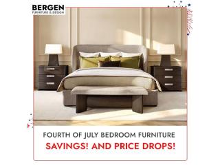 Fourth of July Bedroom Furniture Savings! And Price Drops!