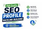 High quality SEO manual link building profile backlinks 