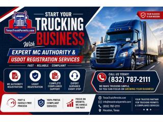 Start Your Trucking Business with Expert MC Authority & USDOT Registration Services