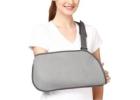 Cyson Arm Sling (Grey) Belt | Adjustable Shoulder Support for Arm