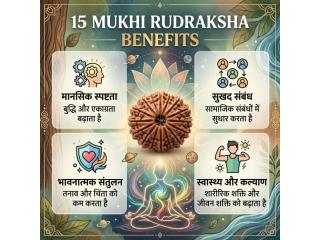 15 Mukhi Rudraksha Benefits