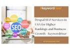 Drupal SEO Services in USA for Higher Rankings and Business Growth - Keywordriser