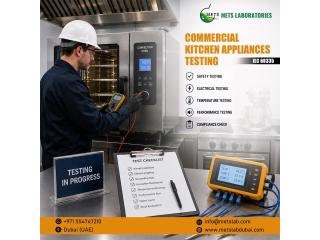 Commercial Kitchen Appliances Testing