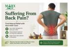 Natural Ayurvedic Support for Lower Back Problems | Marx Ayur