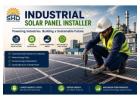 Industrial solar panel installer 