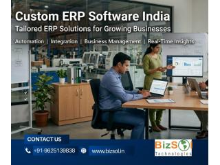 Custom ERP Software India for Tailored Business Solutions
