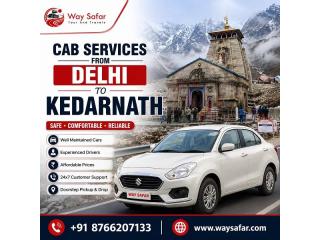 Cab Services from Delhi to Kedarnath | Safe Travel Ride