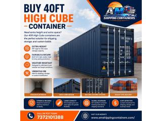 Buy 40ft High Cube Container | Durable & Spacious Shipping Containers