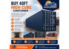 Buy 40ft High Cube Container | Durable & Spacious Shipping Containers