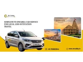 What Is the Fare for a Somnath to Dwarka Cab Service?