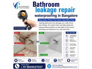Bathroom leakage repair waterproofing in Bangalore