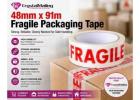 48mm x 91m Fragile Packaging Tape: The Essential Solution for Safe and Secure Parcel Shipping