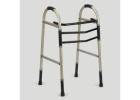 Cyson Foldable Walker | Lightweight Adjustable Walking Frame for Elderly & Patients