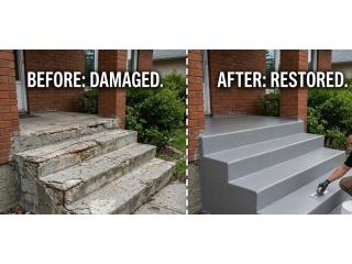 Concrete Step Restoration Experts for Cracked