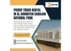 Pickup Truck Rental in Al Gharayen Sharjah National Park | Call Now +971527821900