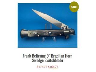 Buy the new-age Italian Stiletto Switchblades that are made with anodized aluminium alloy