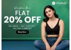 Women's Wirefree Bra | Flat 20% OFF