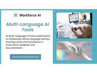 Multi language AI tools enabling seamless global communication intelligent collaboration