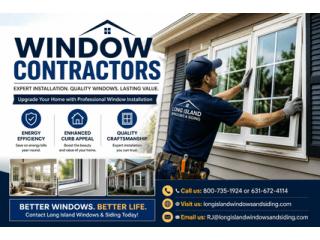 Professional Window Contractors in Long Island
