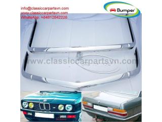 BMW E28 bumpers full set new (1982 – 1988) by stainless steel new