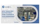 Efficient Milk Evaporator Systems for Dairy Processing