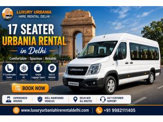 17 Seater Tempo Traveller Rental Delhi for Group Travel