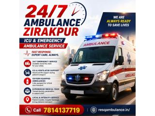 24/7 Ambulance Zirakpur | ICU & Emergency Ambulance Service