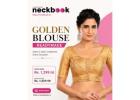Buy Golden Blouse Readymade Online at Best Price