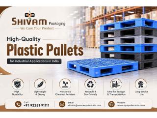 High-Quality Plastic Pallets for Industrial Applications in India – Shivam Packaging