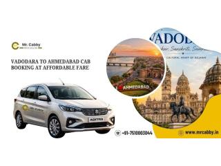Reliable Vadodara to Ahmedabad Cab Booking Online