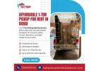 Affordable 1-Ton Pickup for Rent in Dubai Call Now: 00971565315766 