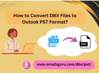 EmailsGuru DBX to PST Converter