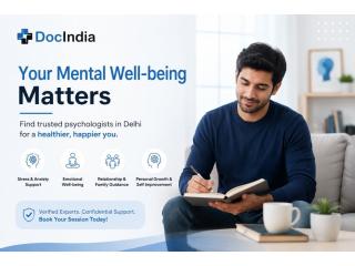 Best Psychologists in Delhi | Book Verified Experts | DocIndia