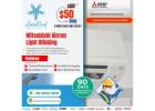 Mitsubishi aircon light blinking 