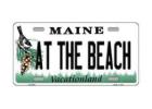 Decorative Beach License Plates