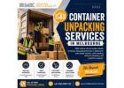 container unpacking services in Melbourne
