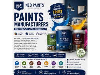 Get Best Quality Paints Manufacturers - Neo Paints