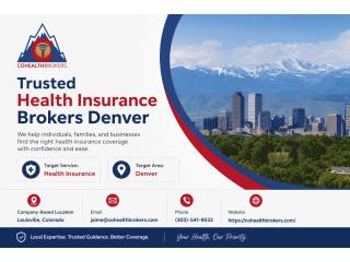 Trusted Health Insurance Brokers Denver | Co Health Brokers