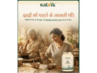 Authentic A2 Gir Cow Ghee – Traditional Bilona Method | Satvik Ghee