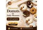 Freshly Made Vermicelli Chocolate Donut with Delicious Flavor
