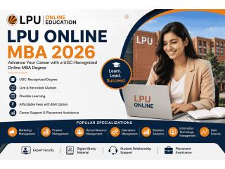 LPU Online MBA Admission 2026 | Fees, Eligibility & Apply Online