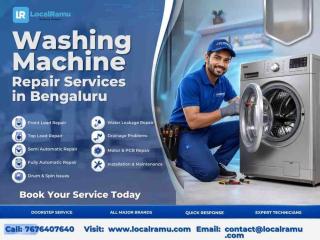 Get Your Washing Machine Fixed Today LocalRamu Bangalore's Trusted Repair Experts