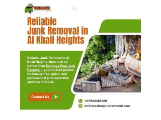 ???? Reliable Junk Removal in Al Khail Heights | Call +971528382668 Today!
