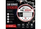 car service sticker