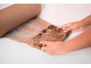 Buy Lightweight Hexa Wrap for Glass, Bottles & Gift Packaging- EcoCushion Paper
