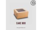 Buy Cake Packaging Boxes with Window and Handles at Gujarat Shopee