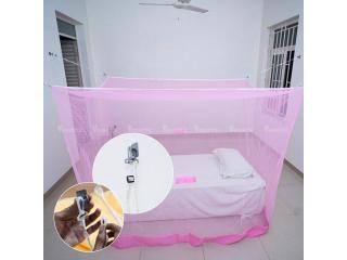 3 Person Foldable Mosquito Net for Bed | Instant Family Protection | VENETZ